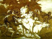 le cortege de silenne Theodore   Gericault